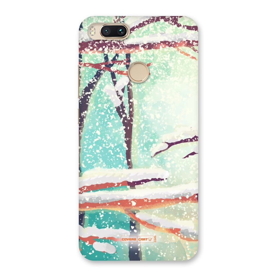 Winter Season Back Case for Mi A1