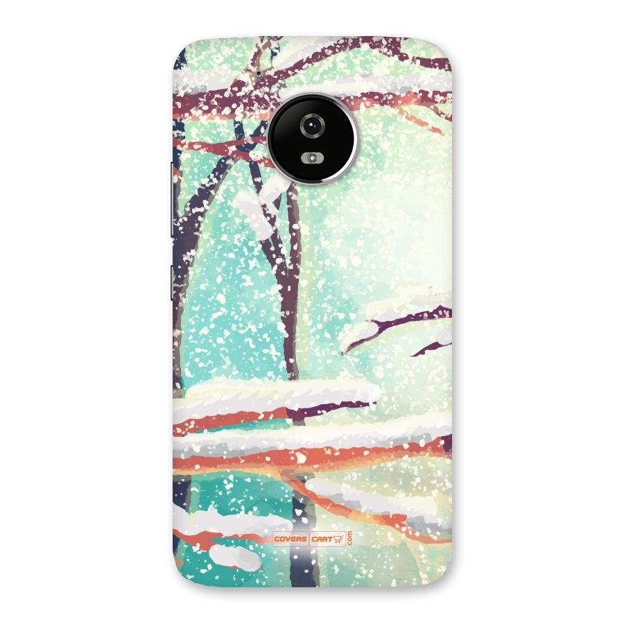 Winter Season Back Case for Moto G5