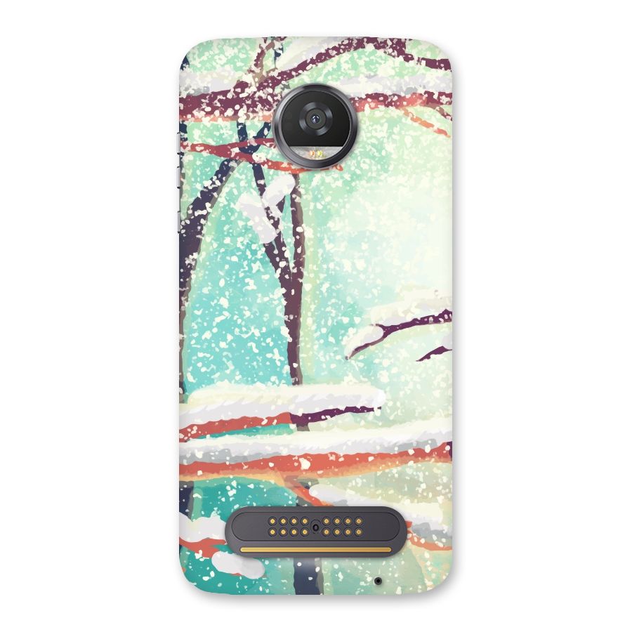 Winter Season Back Case for Moto Z2 Play
