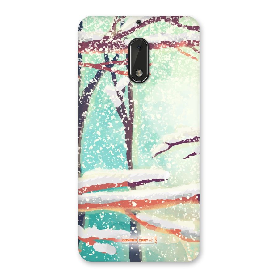 Winter Season Back Case for Nokia 6