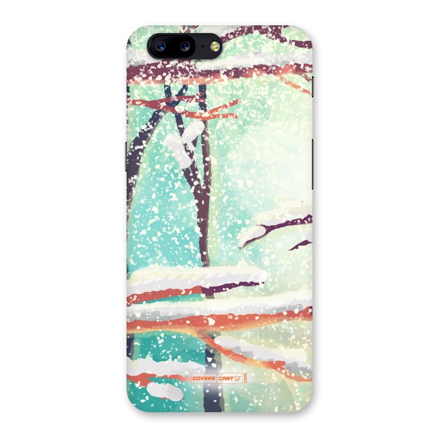 Winter Season Back Case for OnePlus 5