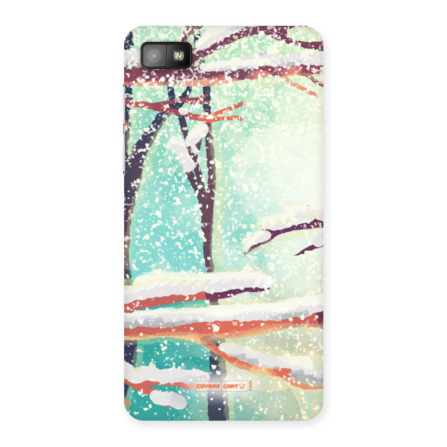 Winter Season Back Case for Blackberry Z10