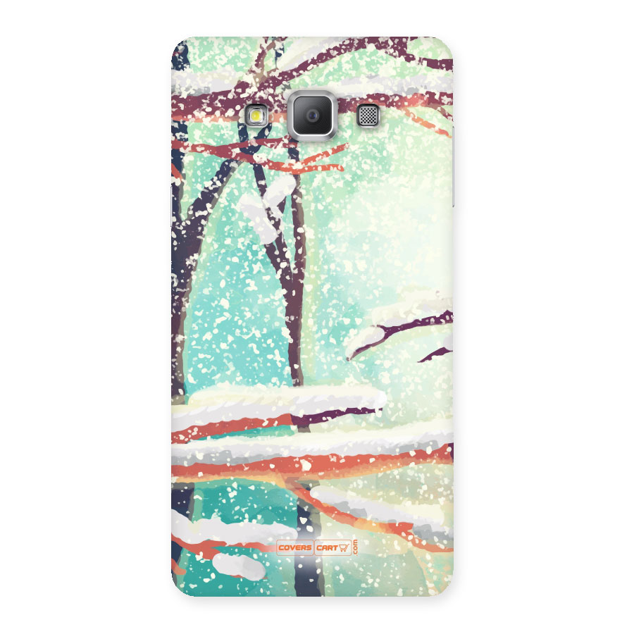 Winter Season Back Case for Galaxy A7