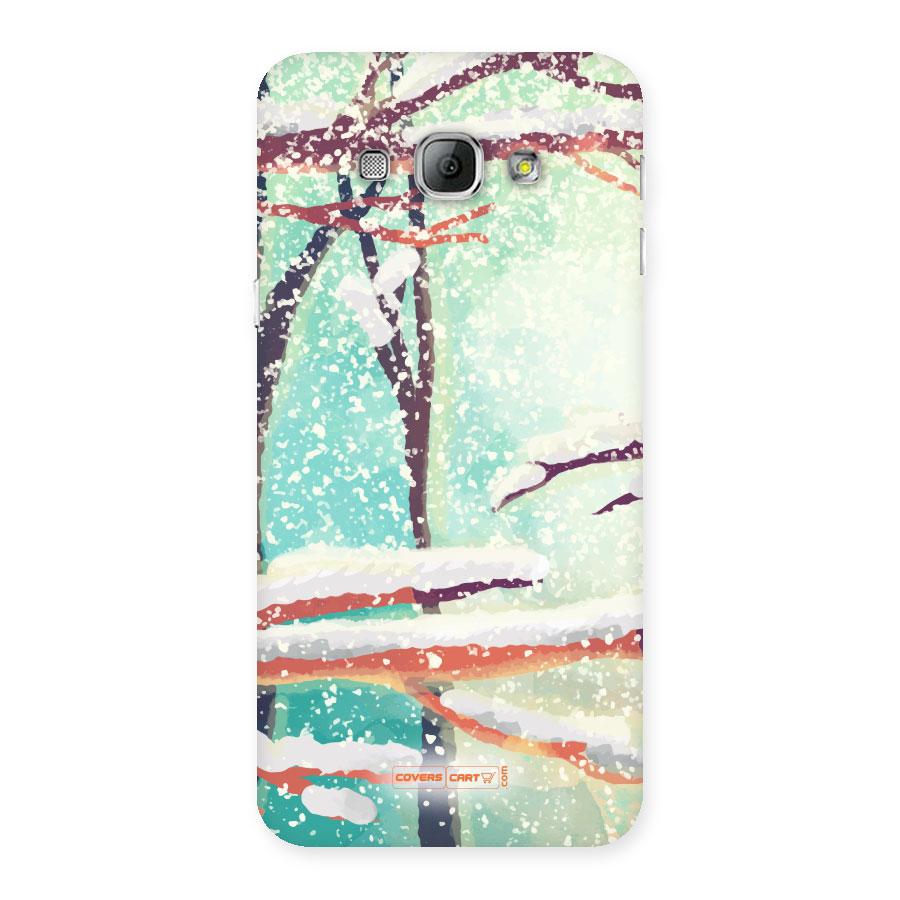 Winter Season Back Case for Galaxy A8