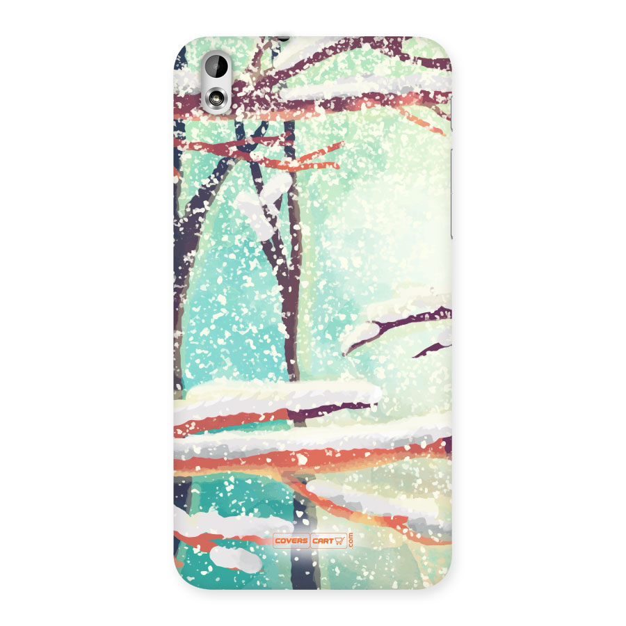 Winter Season Back Case for HTC Desire 816