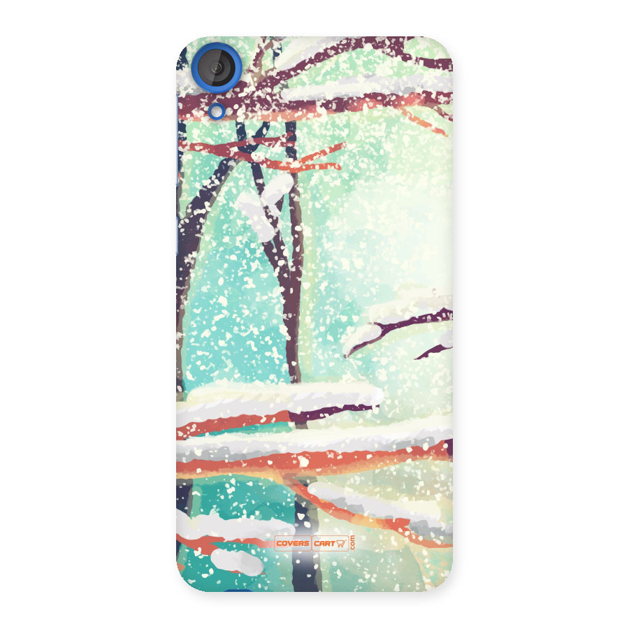 Winter Season Back Case for HTC Desire 820