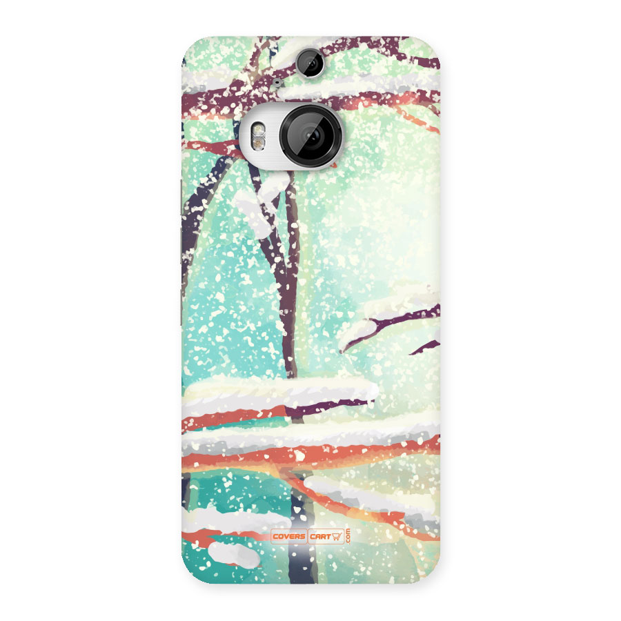 Winter Season Back Case for HTC One M9 Plus
