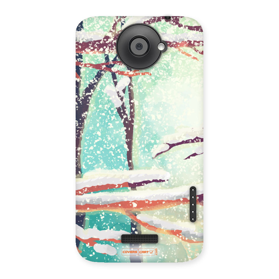 Winter Season Back Case for HTC One X