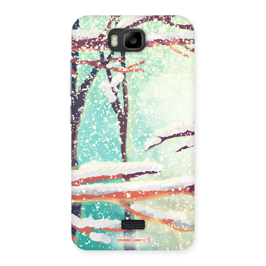 Winter Season Back Case for Honor Bee