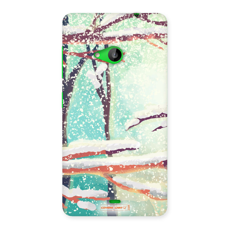 Winter Season Back Case for Lumia 535