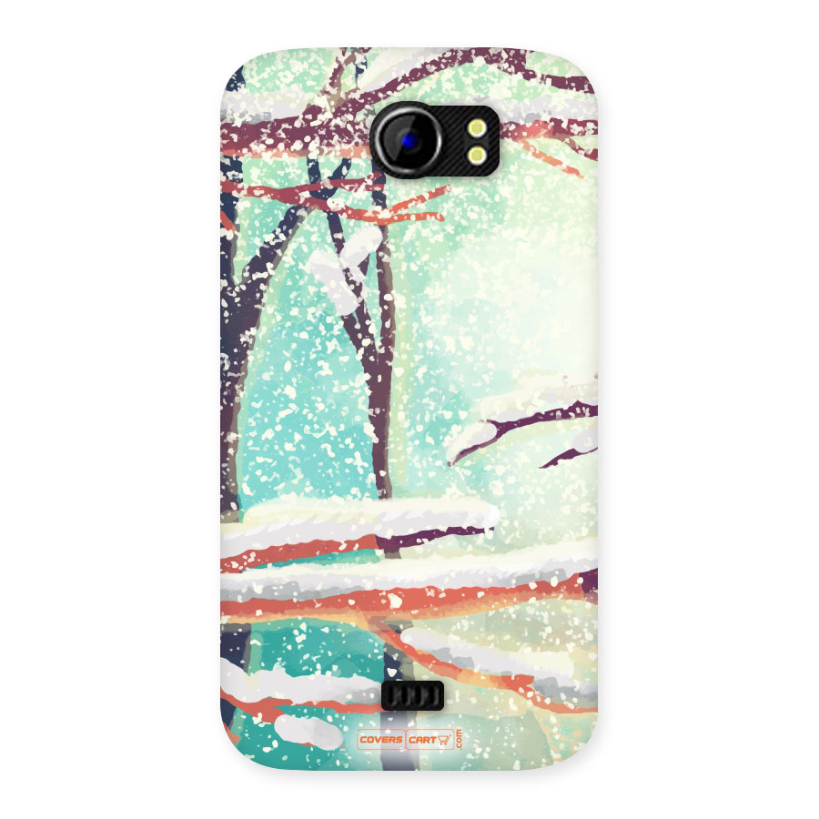 Winter Season Back Case for Micromax Canvas 2 A110