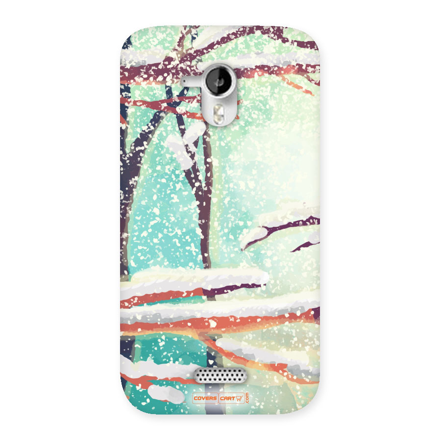 Winter Season Back Case for Micromax Canvas HD A116