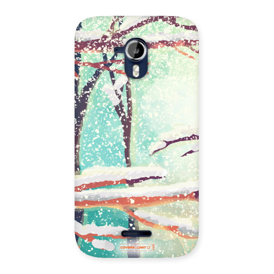 Winter Season Back Case for Micromax Canvas Magnus A117