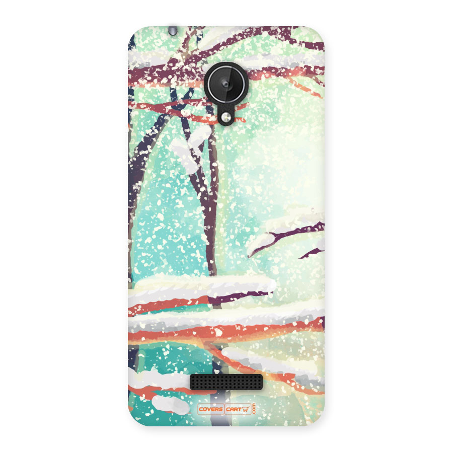 Winter Season Back Case for Micromax Canvas Spark Q380
