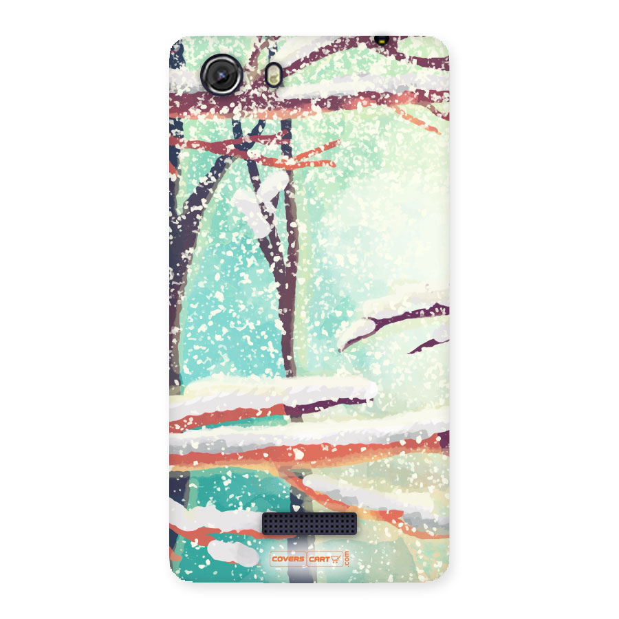 Winter Season Back Case for Micromax Unite 3