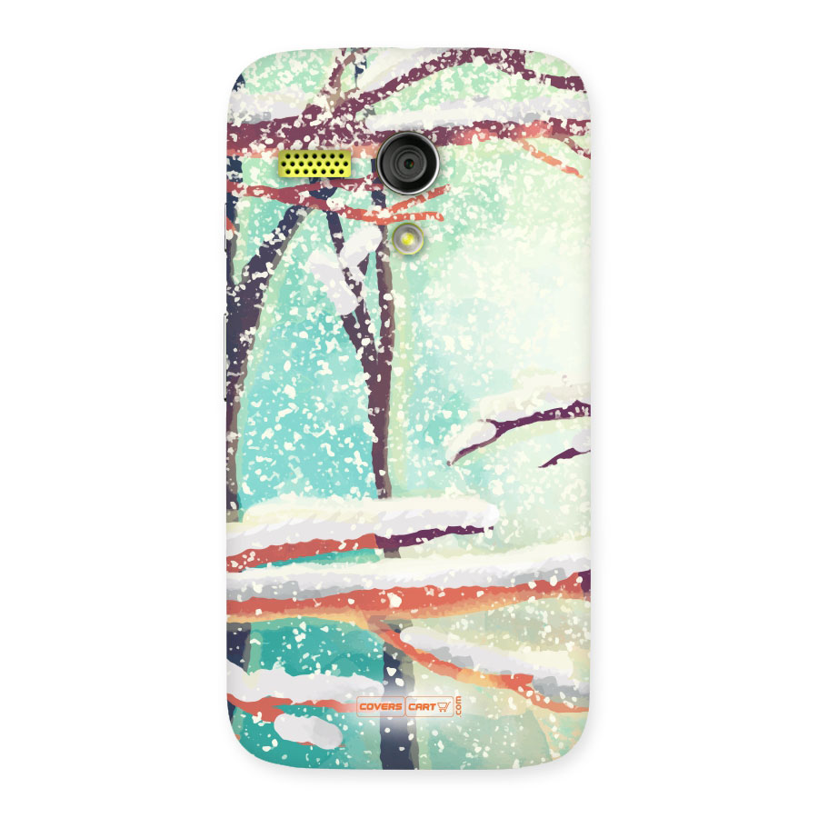 Winter Season Back Case for Moto G