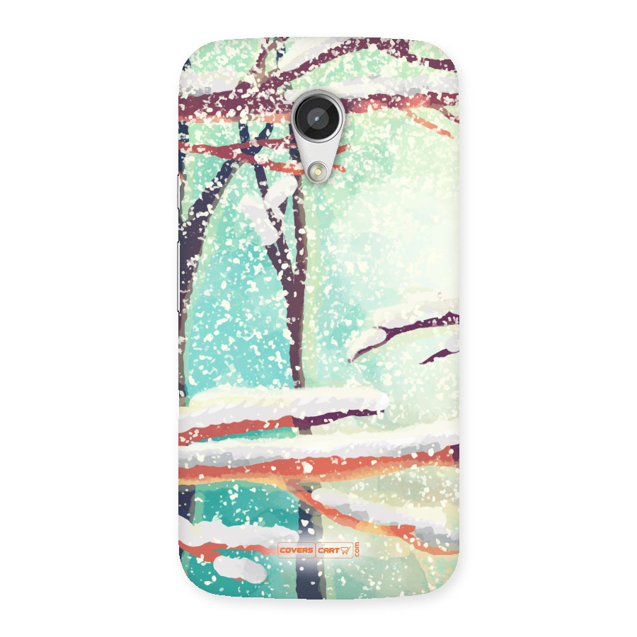 Winter Season Back Case for Moto G 2nd Gen