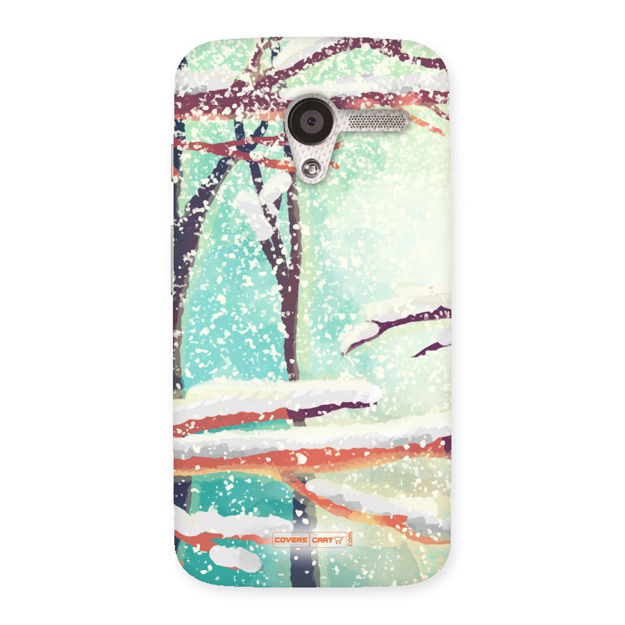 Winter Season Back Case for Moto X