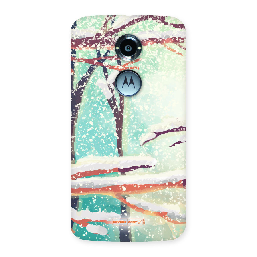 Winter Season Back Case for Moto X 2nd Gen