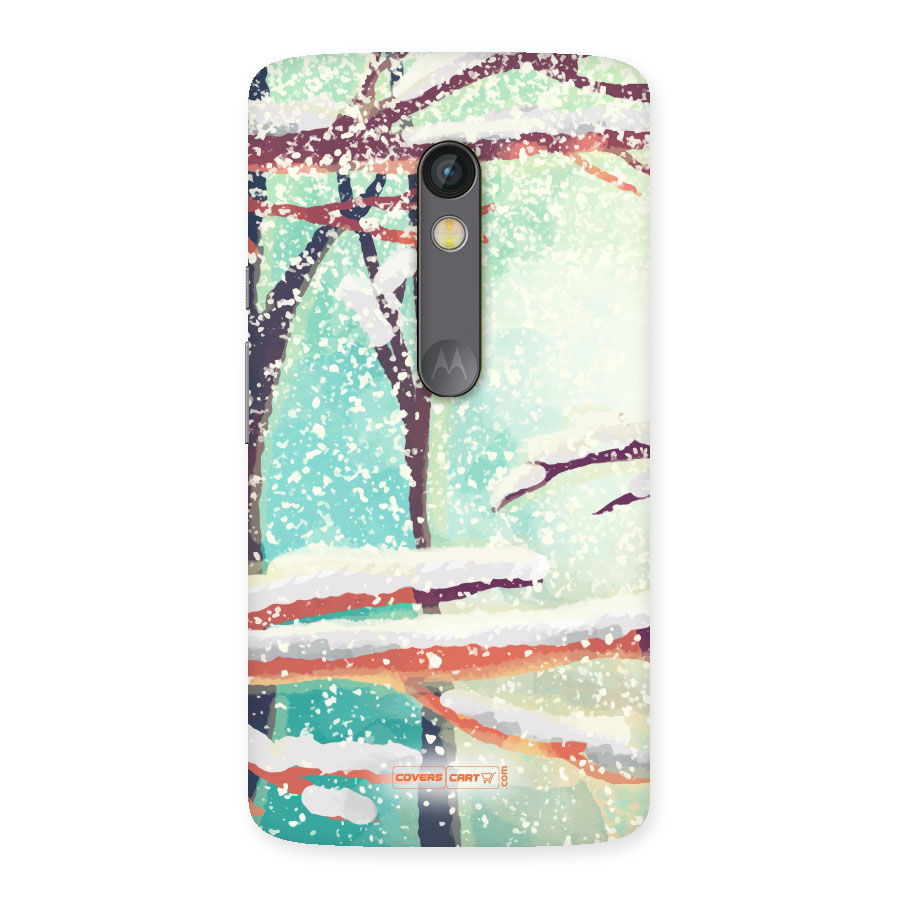 Winter Season Back Case for Moto X Play