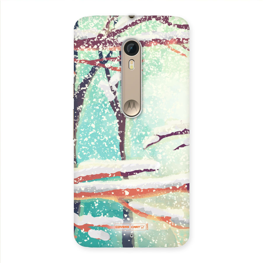 Winter Season Back Case for Moto X Style