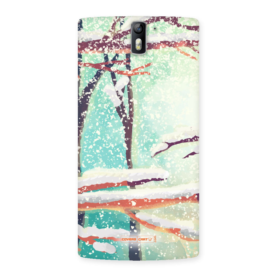 Winter Season Back Case for One Plus One