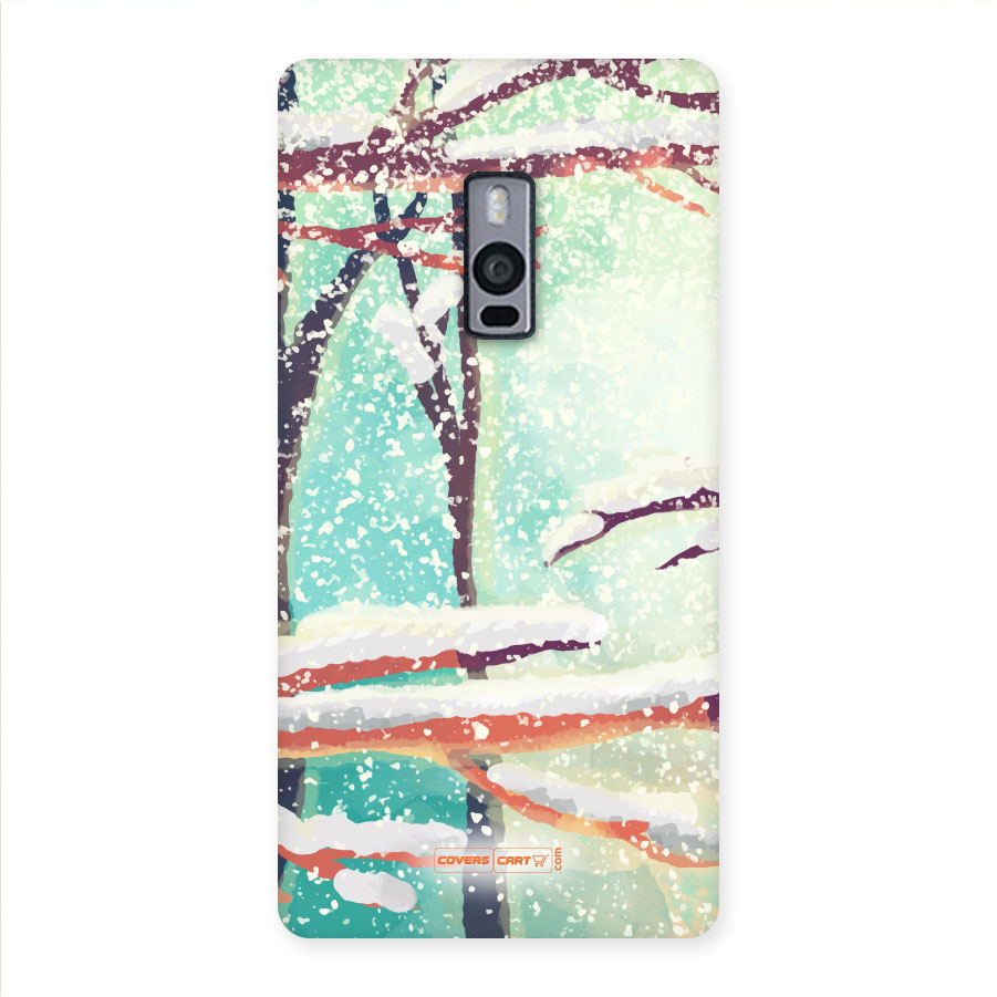 Winter Season Back Case for Oneplus Two