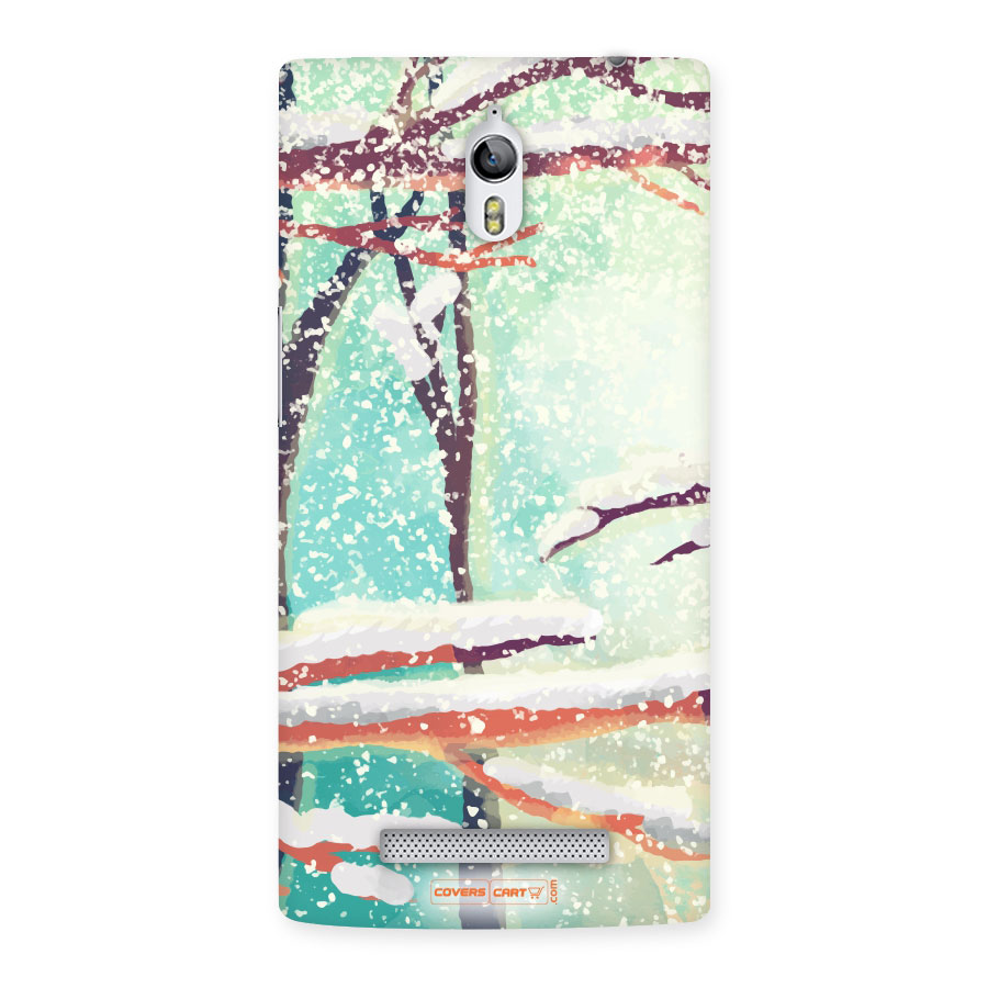 Winter Season Back Case for Oppo Find 7