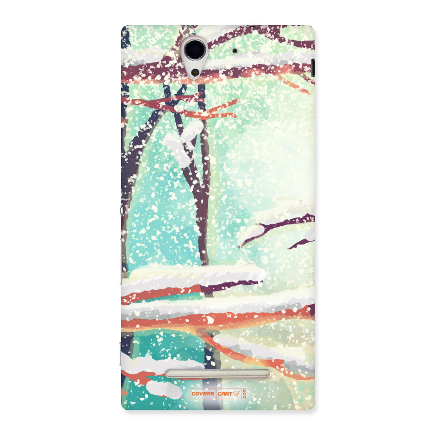 Winter Season Back Case for Sony Xperia C3
