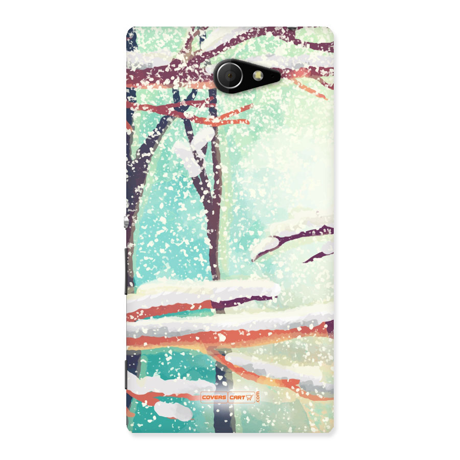 Winter Season Back Case for Sony Xperia M2