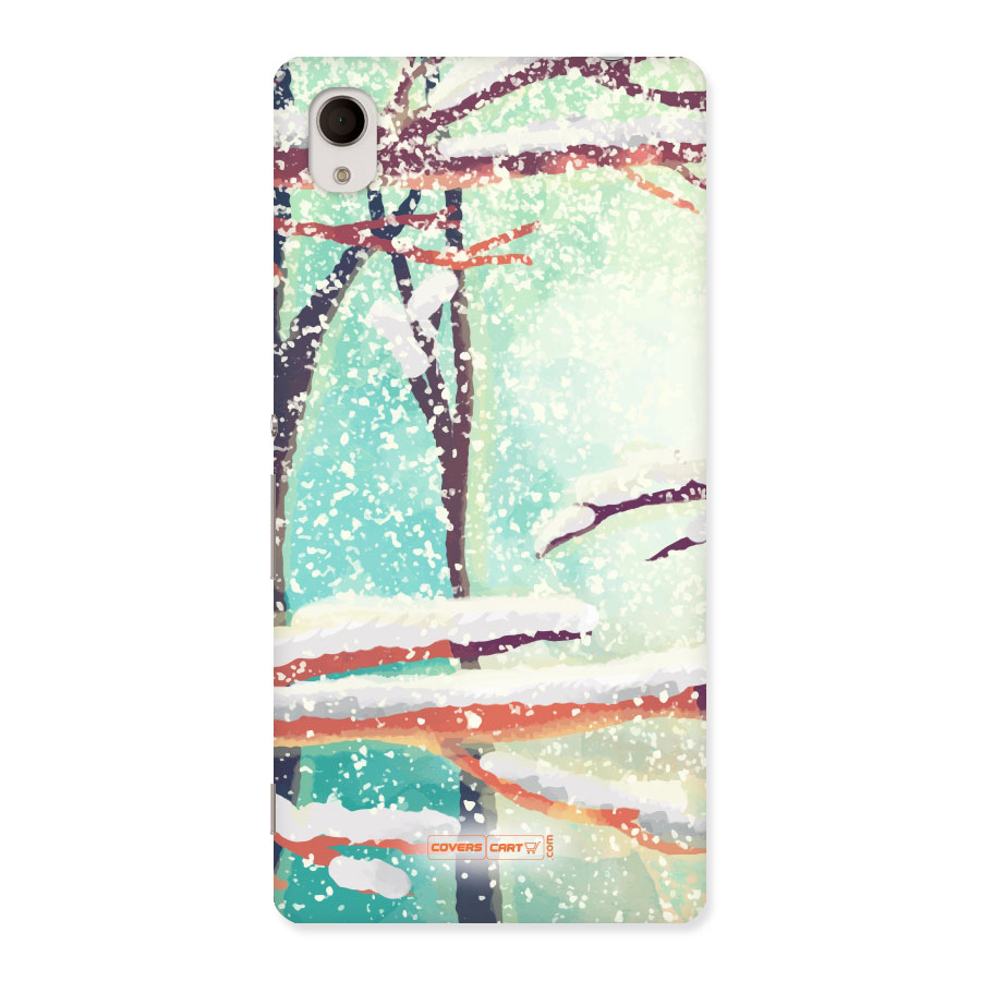 Winter Season Back Case for Sony Xperia M4