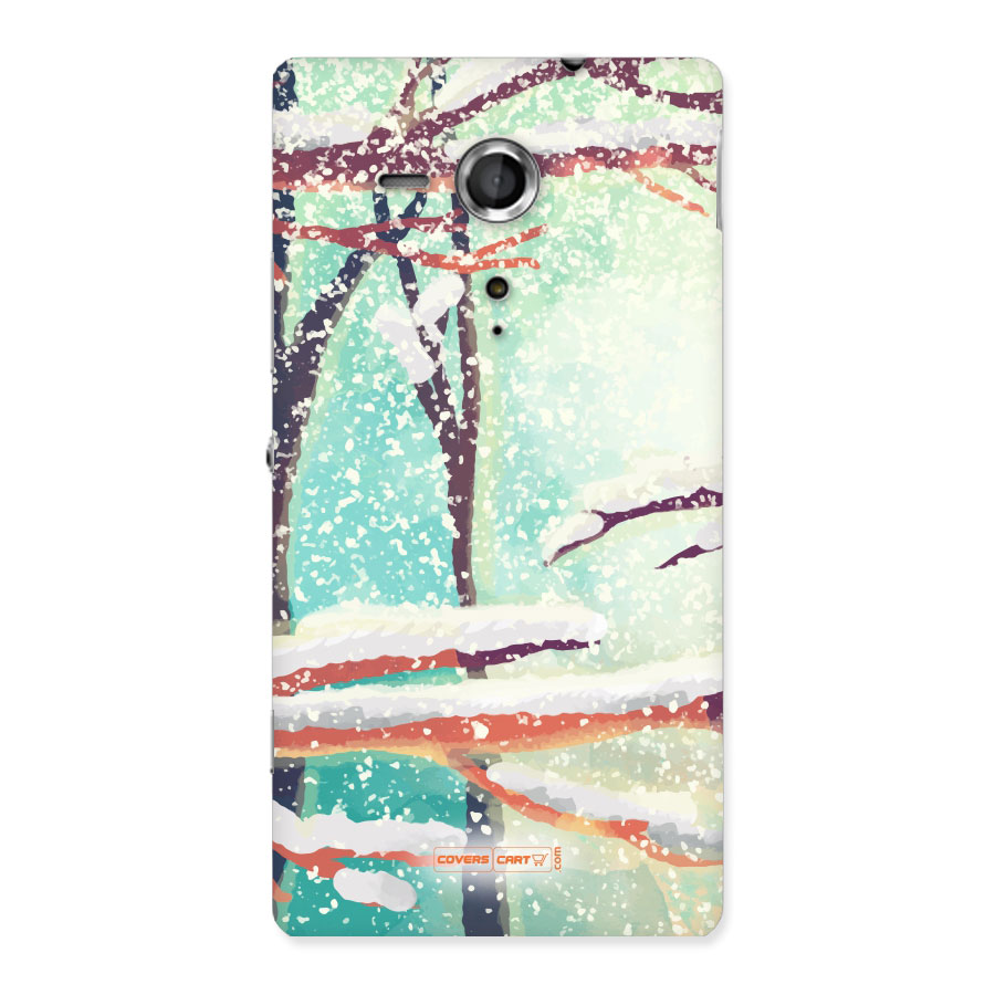 Winter Season Back Case for Sony Xperia SP