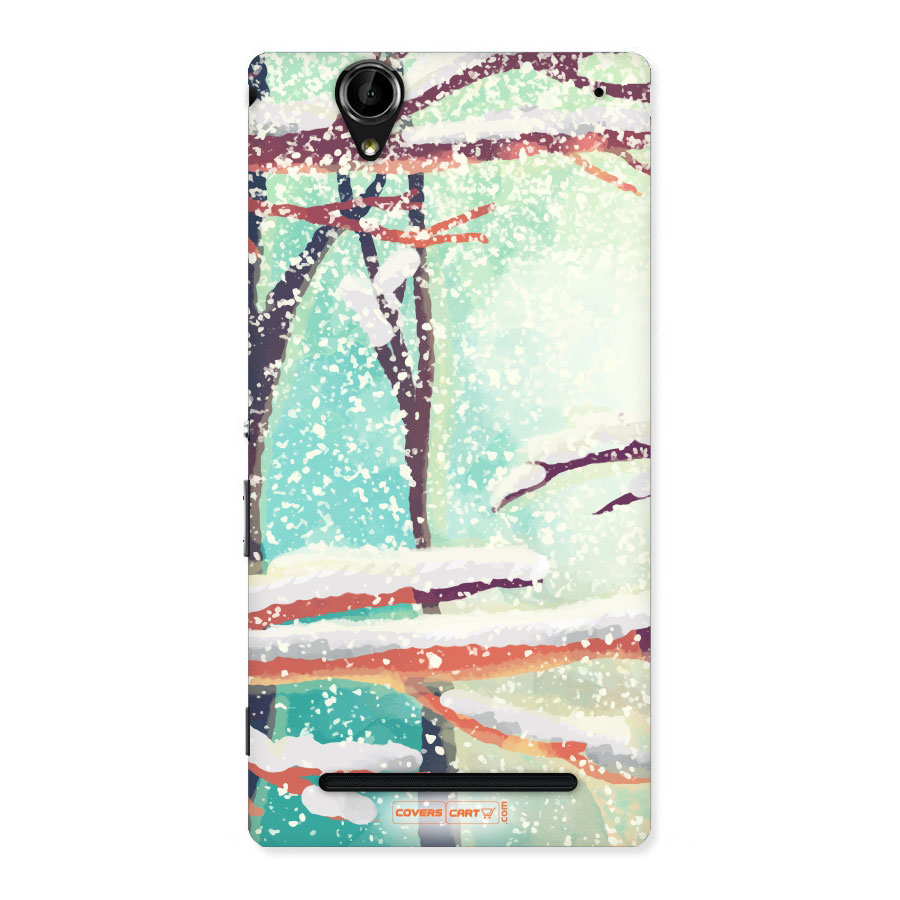 Winter Season Back Case for Sony Xperia T2
