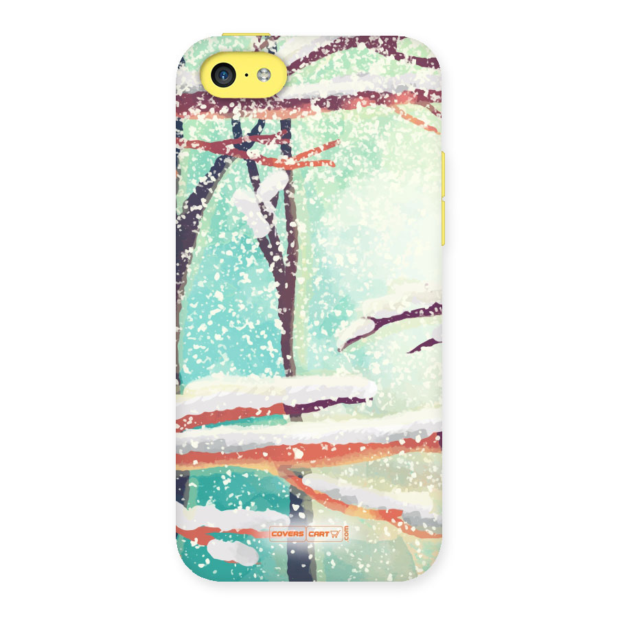 Winter Season Back Case for iPhone 5C