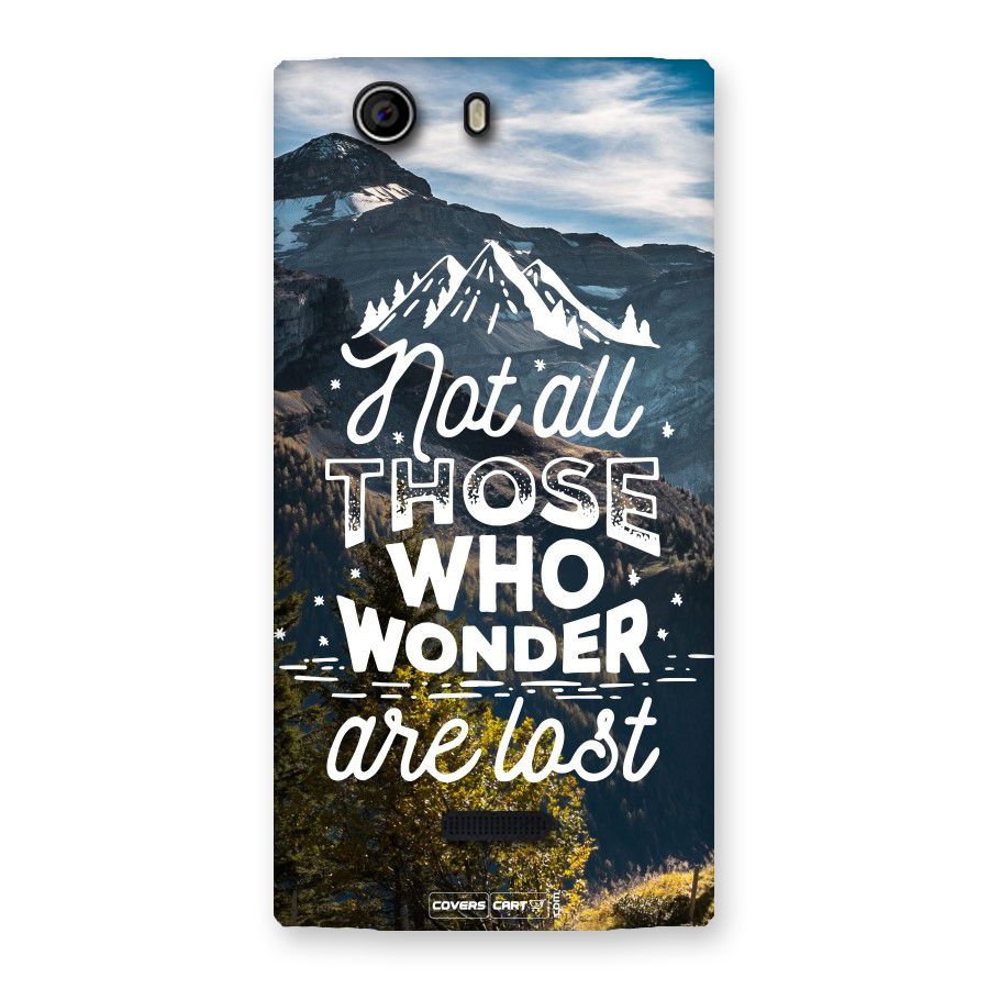Wonder Lost Back Case for Canvas Nitro 2 E311
