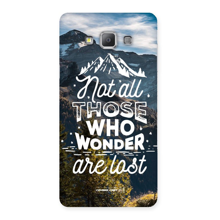 Wonder Lost Back Case for Galaxy A7