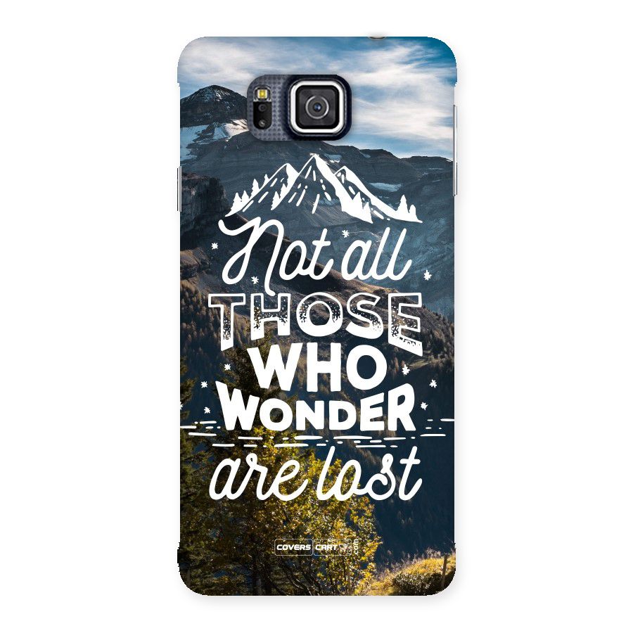 Wonder Lost Back Case for Galaxy Alpha