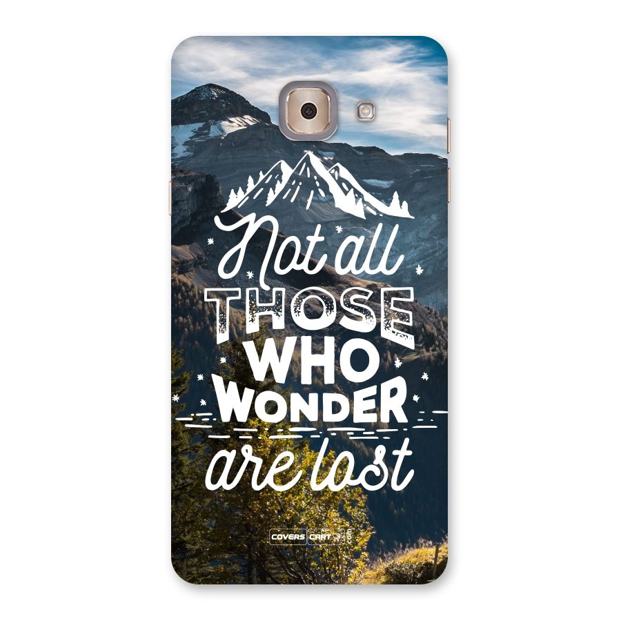 Wonder Lost Back Case for Galaxy J7 Max