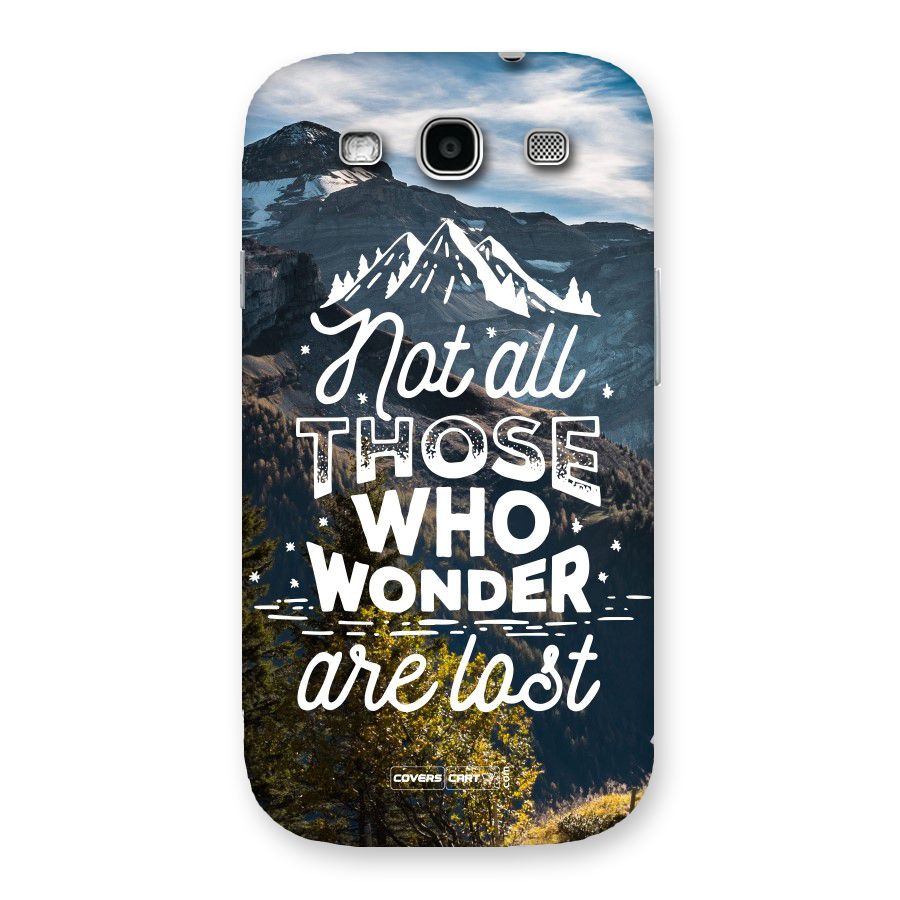 Wonder Lost Back Case for Galaxy S3