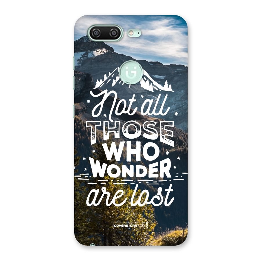 Wonder Lost Back Case for Gionee S10