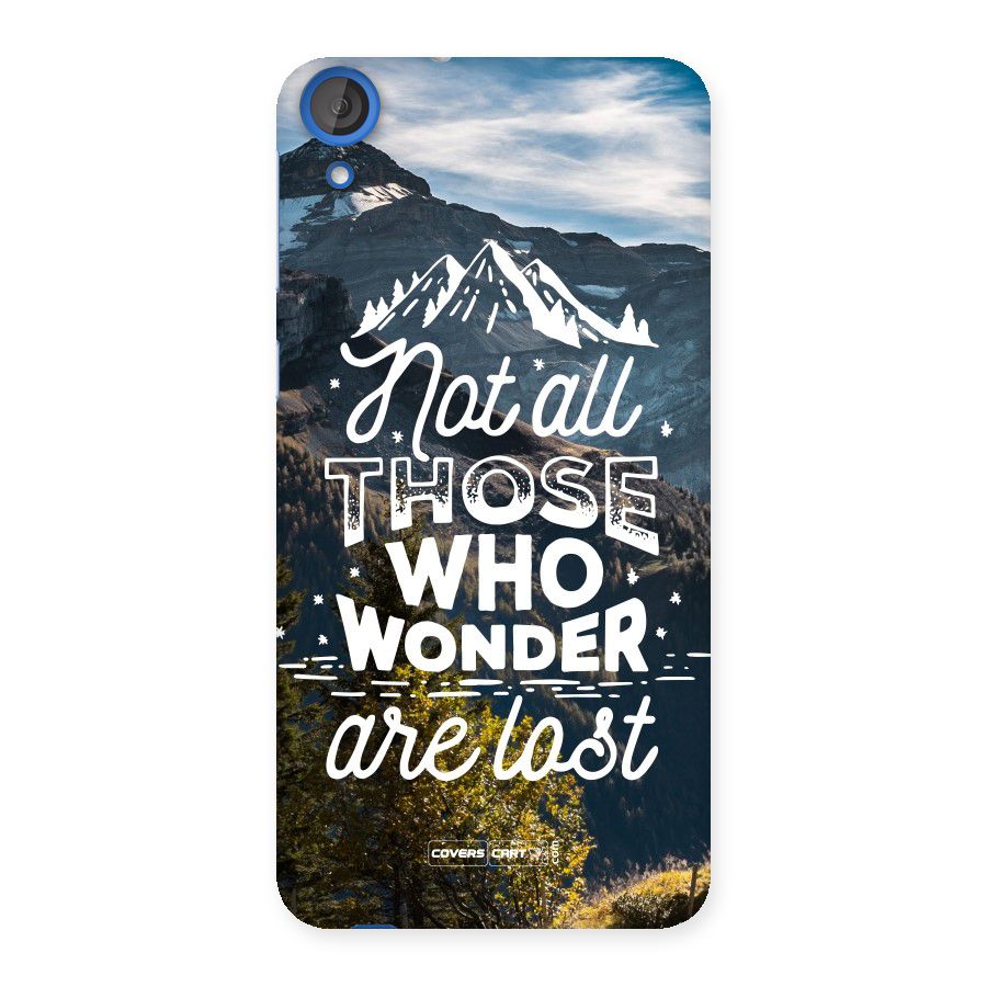 Wonder Lost Back Case for HTC Desire 820