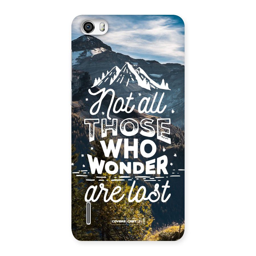 Wonder Lost Back Case for Honor 6