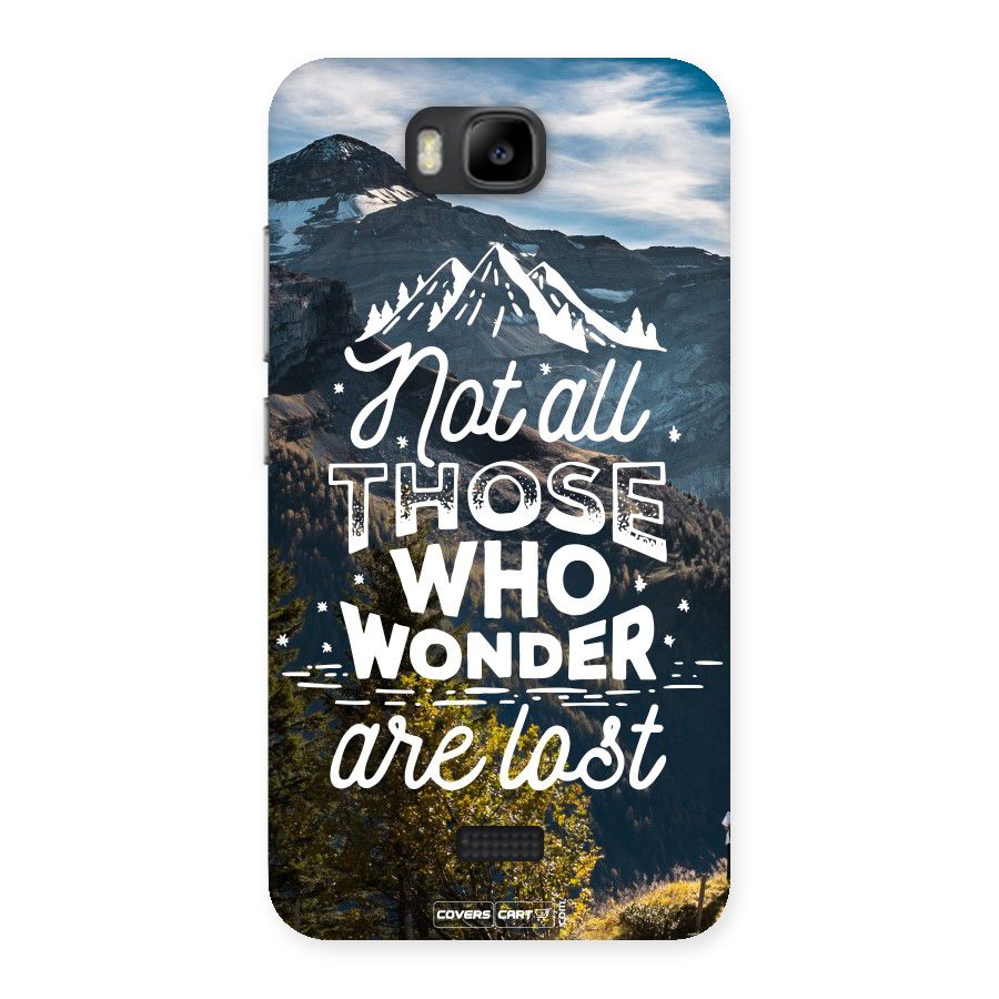 Wonder Lost Back Case for Honor Bee