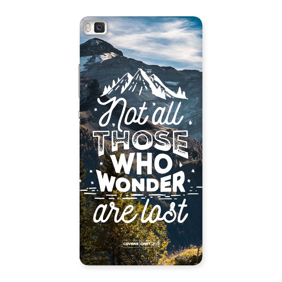 Wonder Lost Back Case for Huawei P8