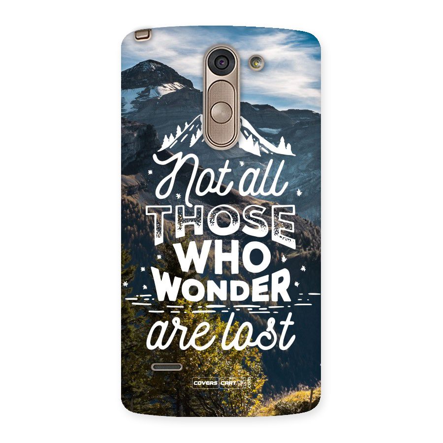 Wonder Lost Back Case for LG G3 Stylus