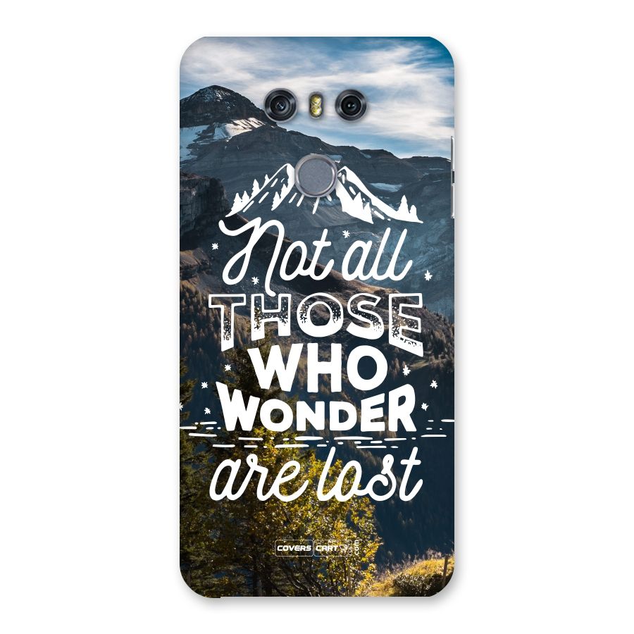 Wonder Lost Back Case for LG G6