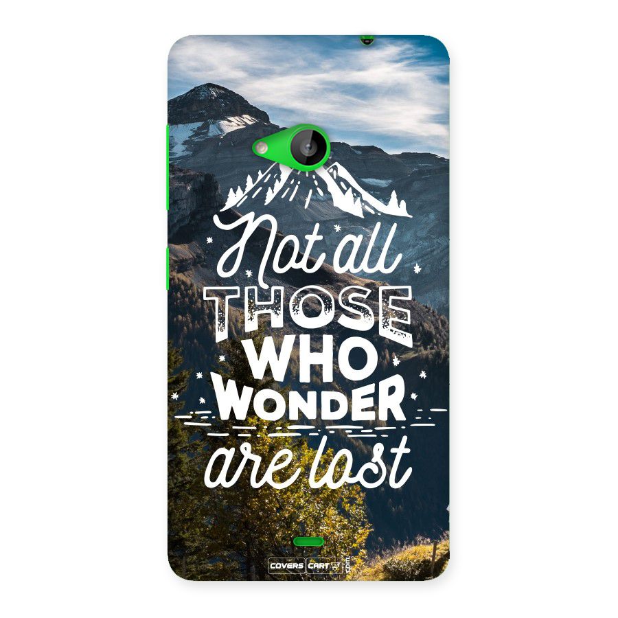 Wonder Lost Back Case for Lumia 535