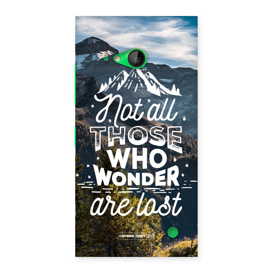 Wonder Lost Back Case for Lumia 730