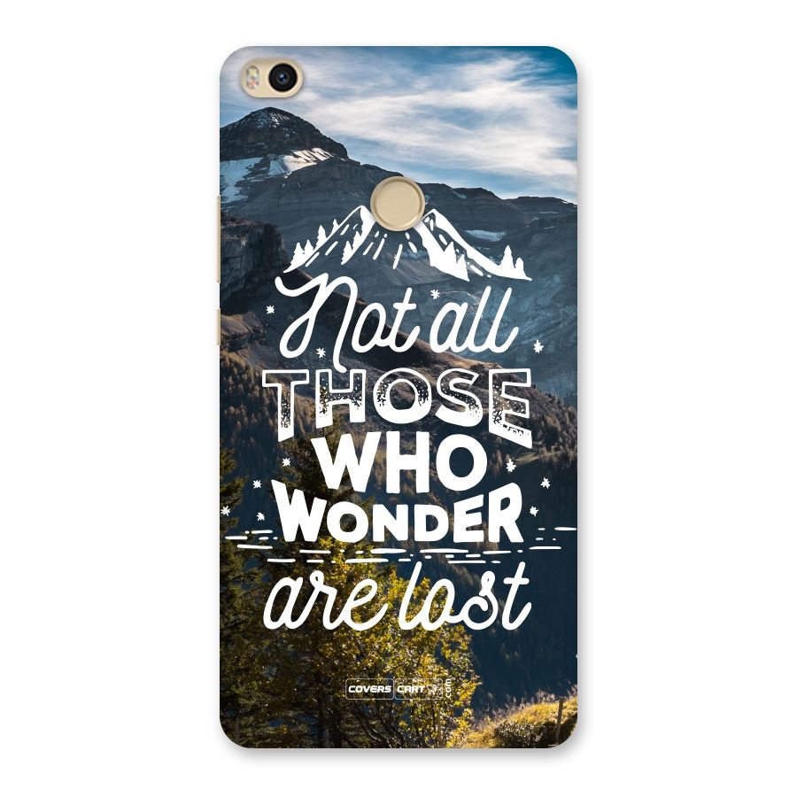 Wonder Lost Back Case for Mi Max 2