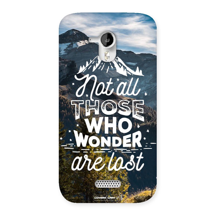 Wonder Lost Back Case for Micromax Canvas HD A116